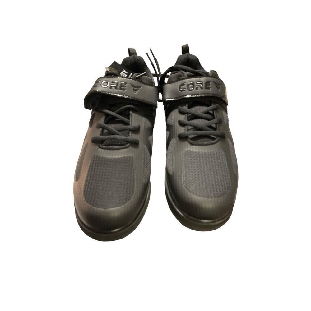 Core Black Low Top Weightlifting Sneaker Shoes Size 11 Distressed Box